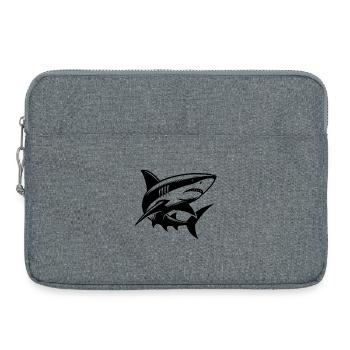 Tattoo Shark Je suis la version sportive élégante - Sacoche pour ordinateur portable 15 pouces - gris chiné - Devant