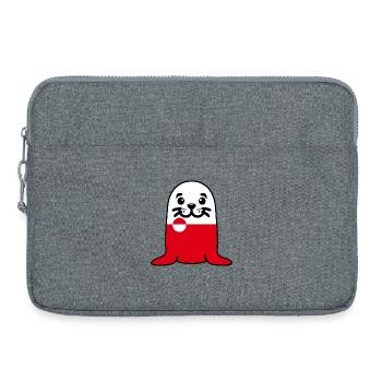 Robbe Grönland - Laptoptasche 15" - Grau meliert - Vorne