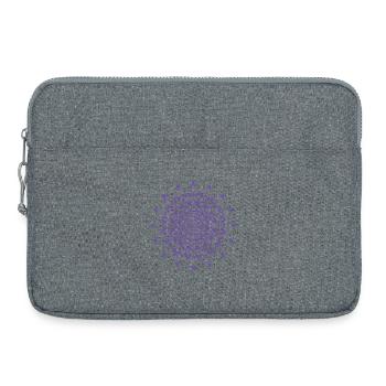 Mandala - Laptop bag 15" - heather grey - Front