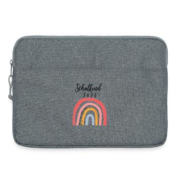 Cadeau Rainbow Child 2026 pour l’inscription scolaire - Sacoche pour ordinateur portable 15 pouces - gris chiné - Devant