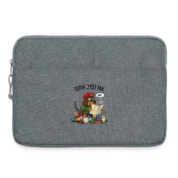 Échec de quête de collecte Petit - Sacoche pour ordinateur portable 15 pouces - gris chiné - Devant