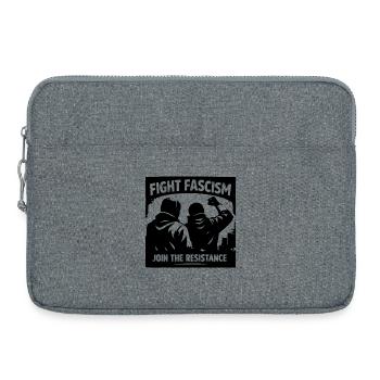 Fight Fascism – Join the Resistance | Antifaschism - Laptoptasche 15" - Grau meliert - Vorne