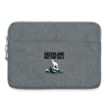 Grönland steht nicht zum Verkauf! - Grönland / Grønland - Laptoptasche 15" - Grau meliert - Vorne