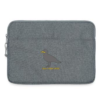 Local Food Expert - Grau - Laptoptasche 15" - Grau meliert - Vorne