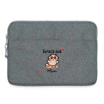 Happy Mother's Day Mama Chick - Laptop bag 15" - heather grey - Front