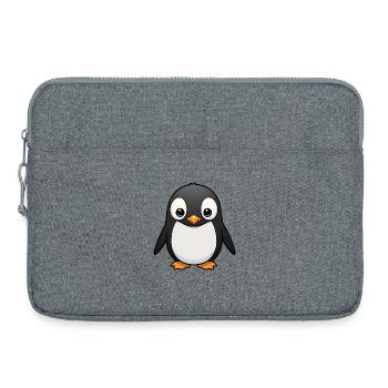Cuddly Penguin Cartoon Cute - Laptop bag 15" - heather grey - Front