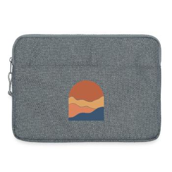 Warm Horizon Layers - Laptop bag 15" - heather grey - Front