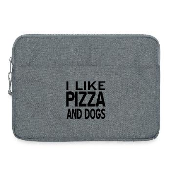 canine - Sacoche pour ordinateur portable 15 pouces - gris chiné - Devant