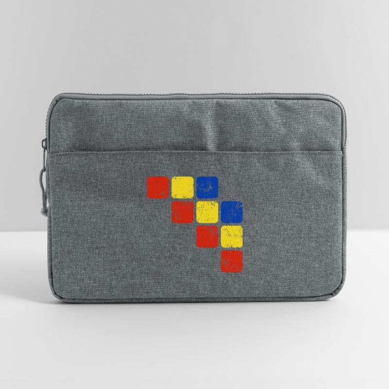 Colors Ornament Pattern - Basic Colors Laptop bag 15"