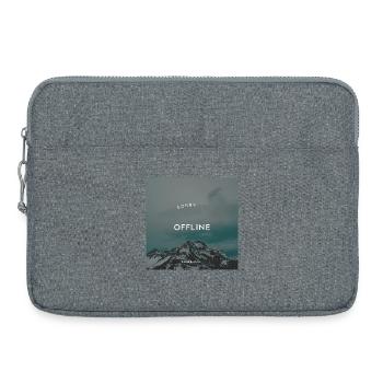 Offline in the mountains - Laptop bag 15" - heather grey - Front