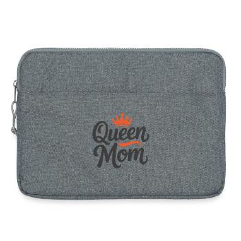 Reine Maman - Sacoche pour ordinateur portable 15 pouces - gris chiné - Devant