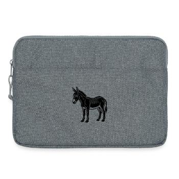 Mule - Sacoche pour ordinateur portable 15 pouces - gris chiné - Devant