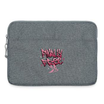 Family Pride Graffiti Bird - Sacoche pour ordinateur portable 15 pouces - gris chiné - Devant