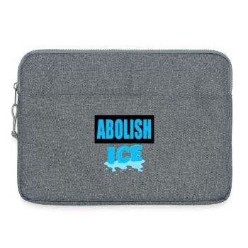 Abolish I.C.E: - Laptop bag 15" - heather grey - Front