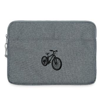 Mountainbiken - Laptoptasche 15" - Grau meliert - Vorne