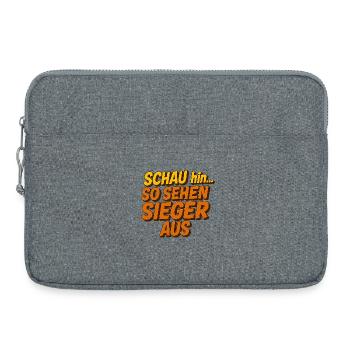Take a look... This is what winners look like. Sports Competition - Laptop bag 15" - heather grey - Front