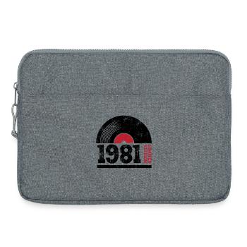 Vintage 1981 - Laptoptasche 15" - Grau meliert - Vorne