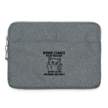 Bonne Chance Pour Trouver Les Meilleurs - Sacoche pour ordinateur portable 15 pouces - gris chiné - Devant