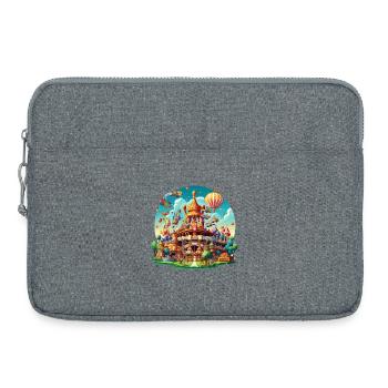 Fantasy Park Airship Carousel - Laptop bag 15" - heather grey - Front