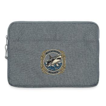 Megalodon Hunter Écusson Vintage Océan - Sacoche pour ordinateur portable 15 pouces - gris chiné - Devant