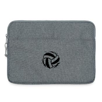 Abstract_03 de volley-ball - Sacoche pour ordinateur portable 15 pouces - gris chiné - Devant