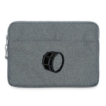 Grosse caisse - Sacoche pour ordinateur portable 15 pouces - gris chiné - Devant