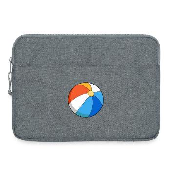 Ballon de plage - Sacoche pour ordinateur portable 15 pouces - gris chiné - Devant