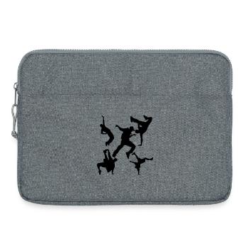 Dance Hip-Hop - Laptop bag 15" - heather grey - Front