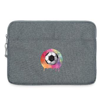 Ballon de football - Sacoche pour ordinateur portable 15 pouces - gris chiné - Devant