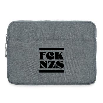 FCK NZS - Laptop bag 15" - heather grey - Front