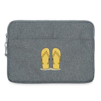 Tongs de Sunny Beach - Sacoche pour ordinateur portable 15 pouces - gris chiné - Devant