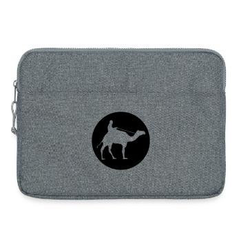Camel Riding - Laptop bag 15" - heather grey - Front