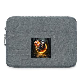 Dés de Mort et de Feu - Sacoche pour ordinateur portable 15 pouces - gris chiné - Devant