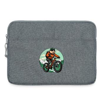 Biker Beaver - Sacoche pour ordinateur portable 15 pouces - gris chiné - Devant