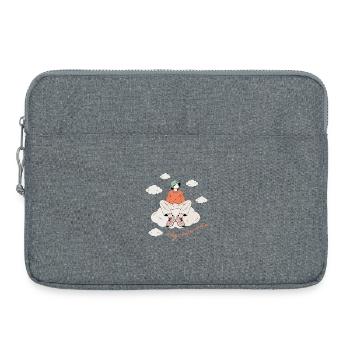 Einen mentalen Urlaub machen - Laptoptasche 15" - Grau meliert - Vorne