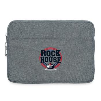 Curling Rock the House Eissport Team Spirit - Sacoche pour ordinateur portable 15 pouces - gris chiné - Devant