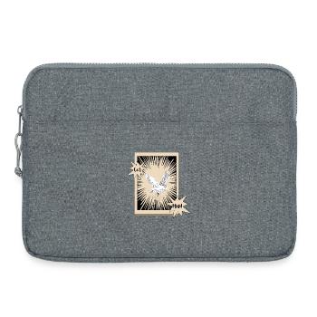 Got Mail Owl Briefeule Schneeeule - Laptoptasche 15" - Grau meliert - Vorne