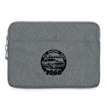 66e anniversaire - Classic Musclecar 03/1960 - Sacoche pour ordinateur portable 15 pouces - gris chiné - Devant