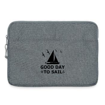 Voile - Sacoche pour ordinateur portable 15 pouces - gris chiné - Devant