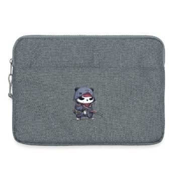 Panda Gang - Laptoptasche 15" - Grau meliert - Vorne