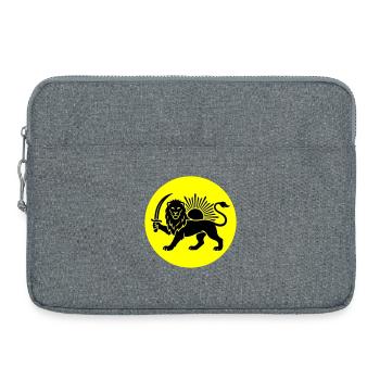 Lion Perse Symbole Iran - Sacoche pour ordinateur portable 15 pouces - gris chiné - Devant