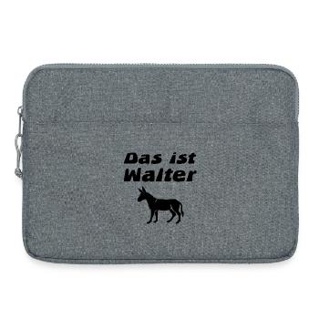 âne - Sacoche pour ordinateur portable 15 pouces - gris chiné - Devant