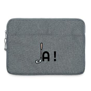 Golf Commitment Yes - Laptop bag 15" - heather grey - Front