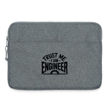 Glaub mir, ich bin ein Ingenieur, lustiges, professionelles Design - Laptoptasche 15" - Grau meliert - Vorne