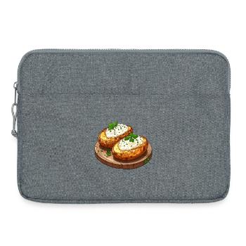 Pommes de terre veste avec du quark - Sacoche pour ordinateur portable 15 pouces - gris chiné - Devant