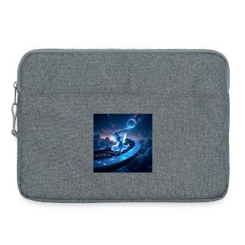 Chemin des Clés vers la Lune - Sacoche pour ordinateur portable 15 pouces - gris chiné - Devant