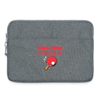 Ping Pong Princess - Sacoche pour ordinateur portable 15 pouces - gris chiné - Devant
