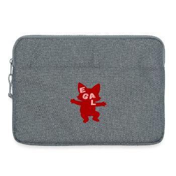 Fuchs Egal Leichtigkeit - Laptoptasche 15" - Grau meliert - Vorne