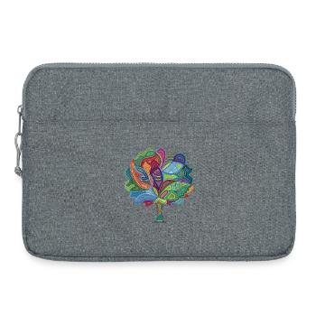 Color Magic Tree - Laptop bag 15" - heather grey - Front