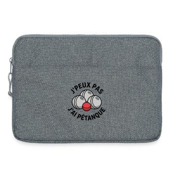 Jai Pétanque Boules Rire - Laptoptasche 15" - Grau meliert - Vorne